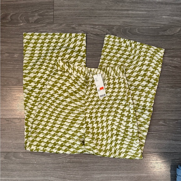 Urban Outfitters Green and White Houndstooth Women Jeans - Picture 1 of 3